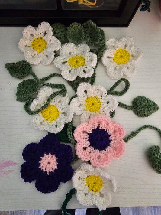 Flower bookmark
